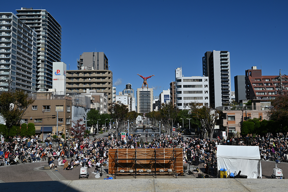 大道芸ワールドカップの様子